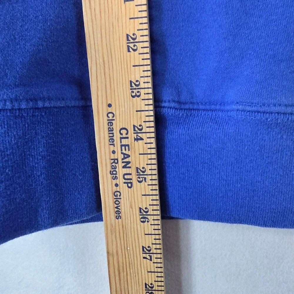 The North Face Since 1968 Blue Grey Yellow Hoodie Pullover‎ Men's LG